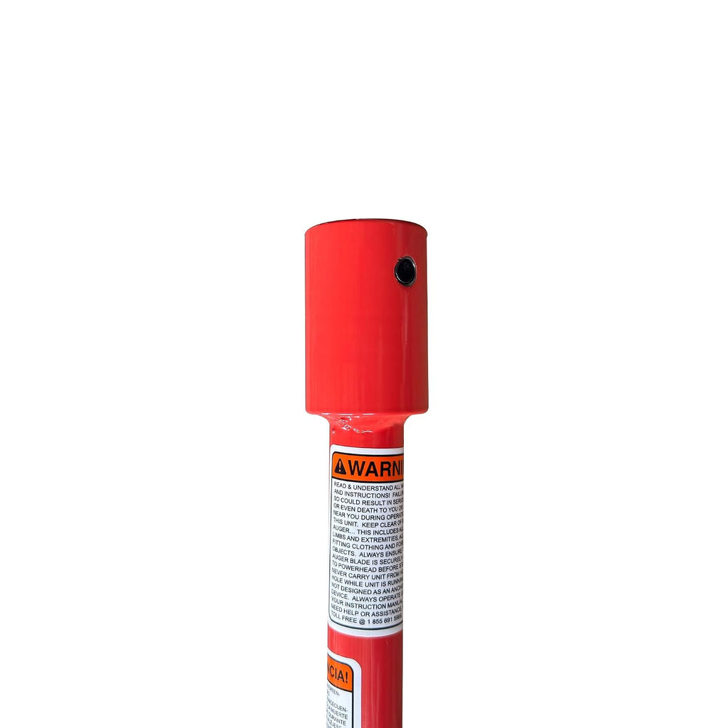 Double Spiral Earth Auger Bit 4” x 36”, Post Hole Digger with 7/8" Drive Drill