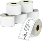 Replace for DYMO 30323 (2-1/8" x 4") Shipping Labels [6 Rolls]