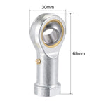 uxcell PHS12 Spherical Rod End Bearing 12mm Bore Self-Lubricated Joint Bearing M12x1.75 Right Hand Female Thread Connector