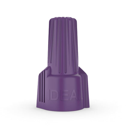 Ideal Electrical Twister Al/Cu (30-1765S) Purple Wire Connector, Bag of 10 — Aluminum-to-Copper Twist-On Wire Nuts