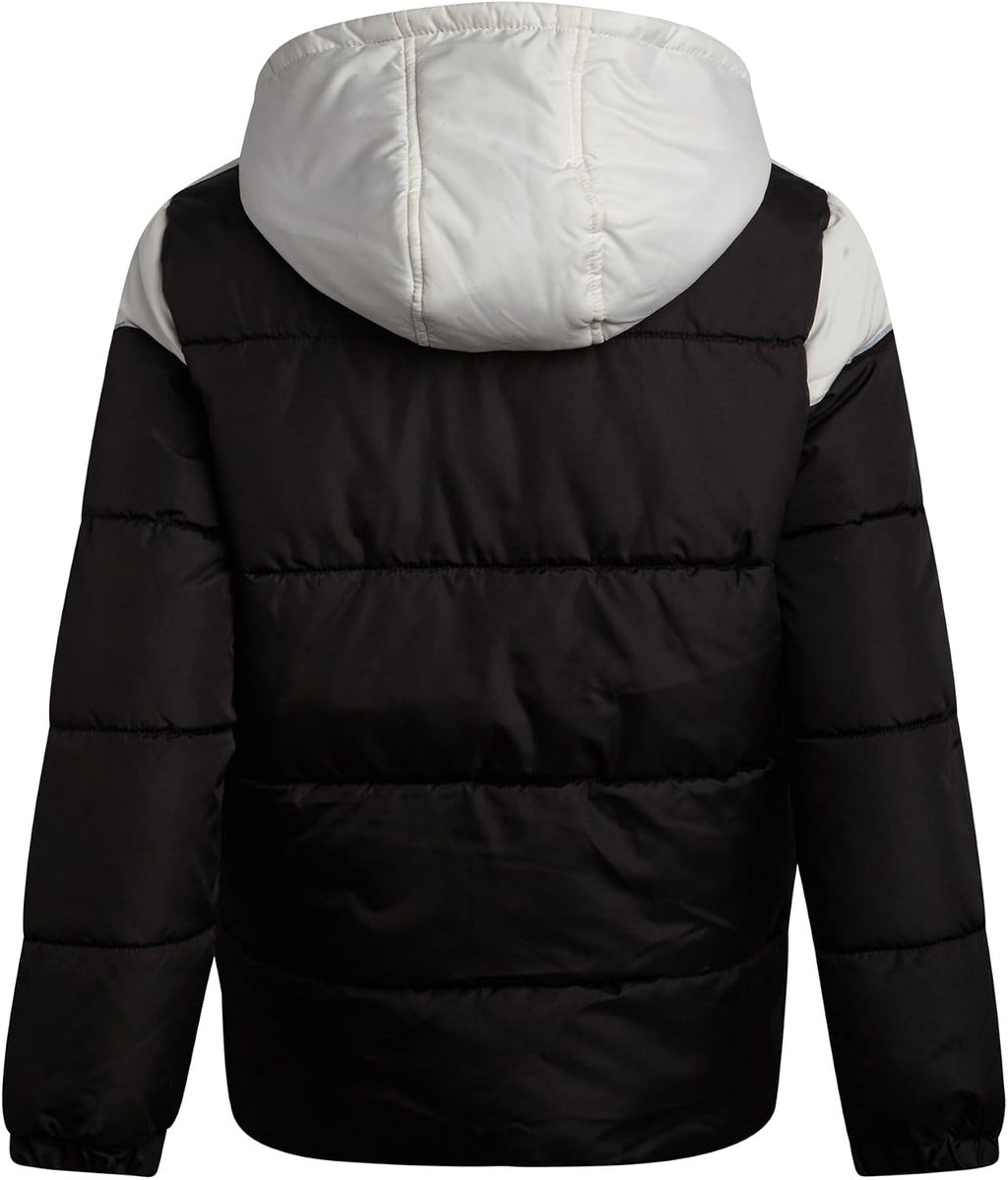 Boys Puffer Jacket Polar Fleece Lined Winter Coat | Warm Wind and Water Resistant Outerwear, Cozy Insulated Layer for
