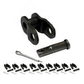 Jeremywell 10-Pieces Offset Link #40, 1/2 Link/Half Link/Crank Link