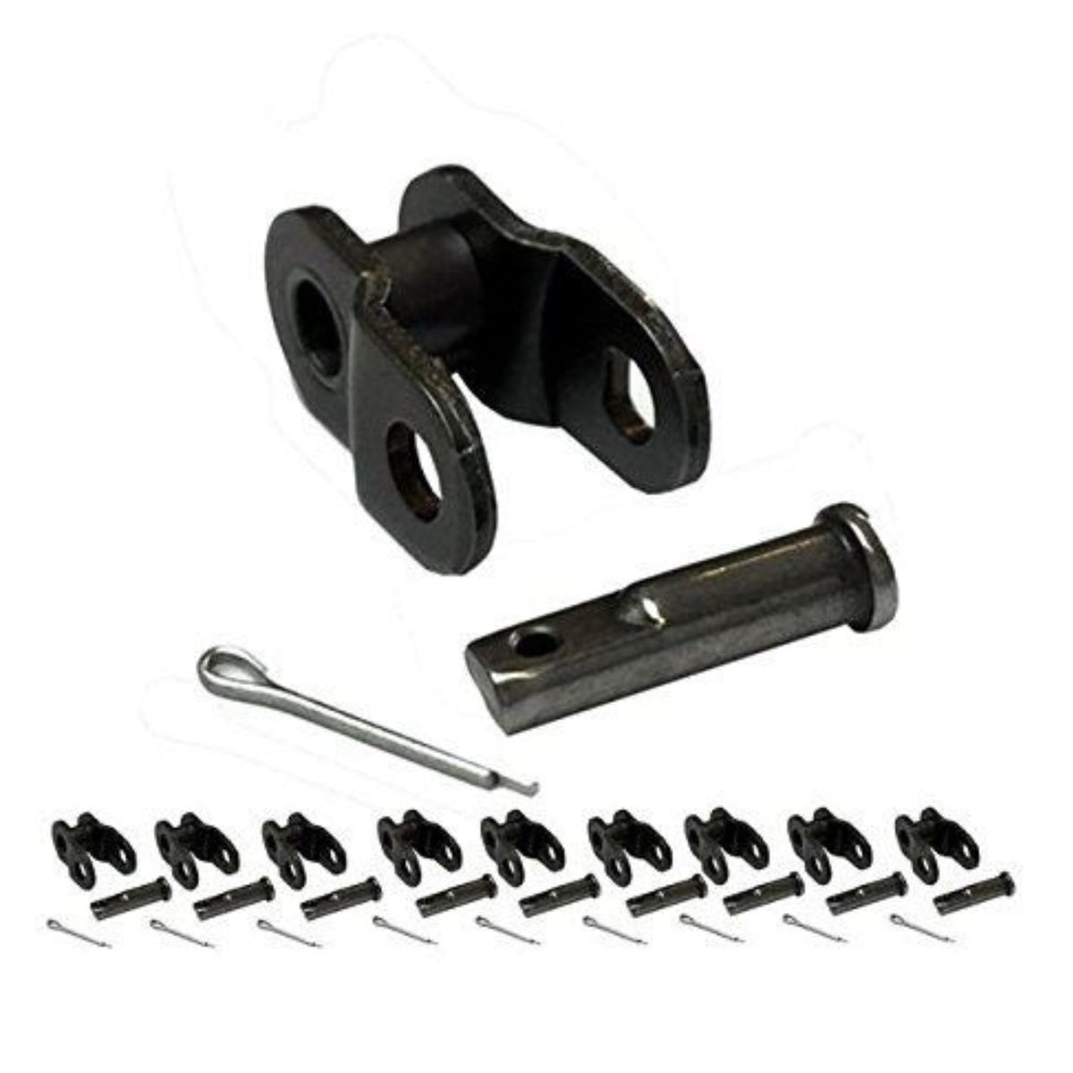 Jeremywell 10-PCS #50H Heavy Duty Roller Chain Offset Link (1/2 Link/Half Link)