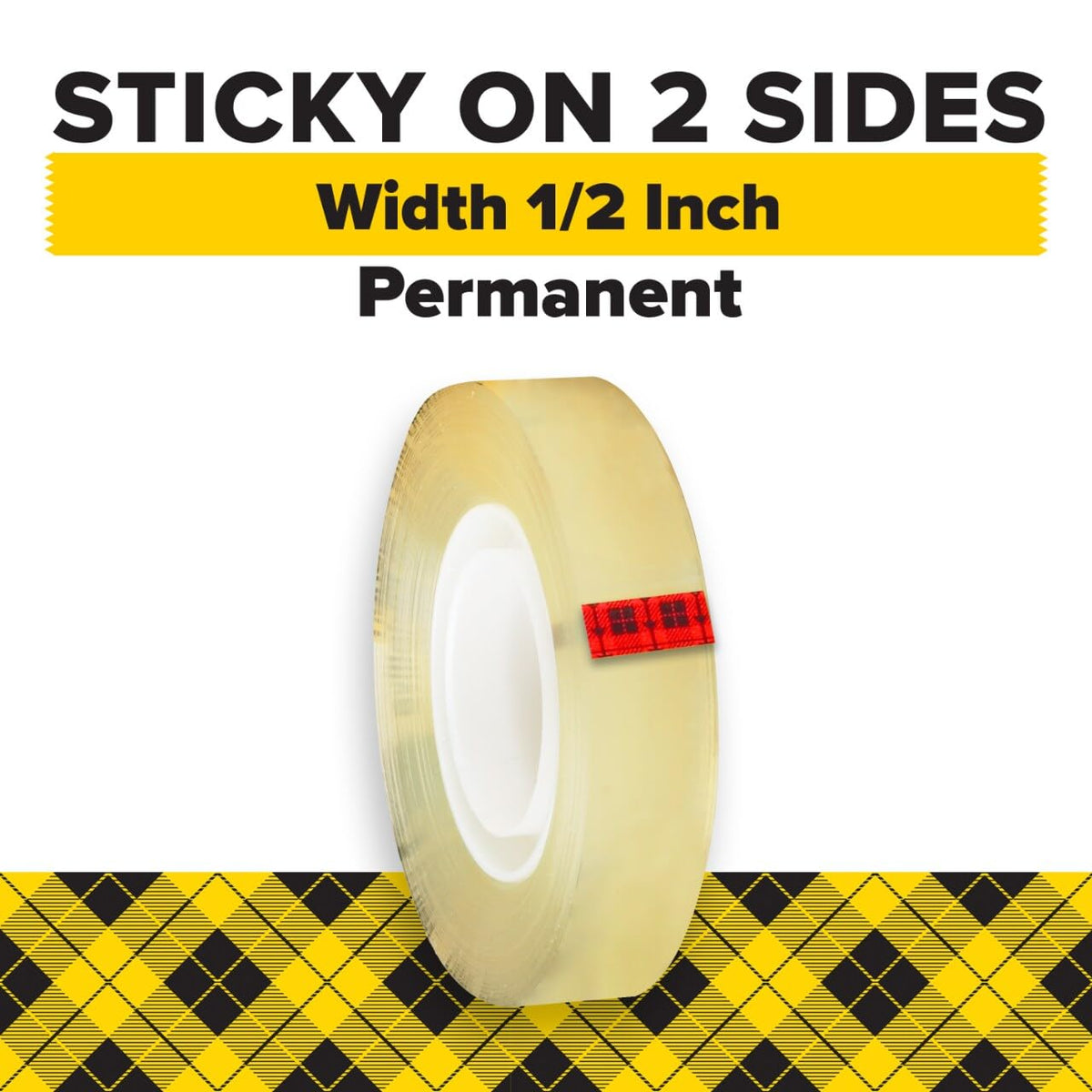 Double Sided Tape, Back to School Supplies, Essential for Scrapbooking, Card Making and Arts and Crafts Projects for