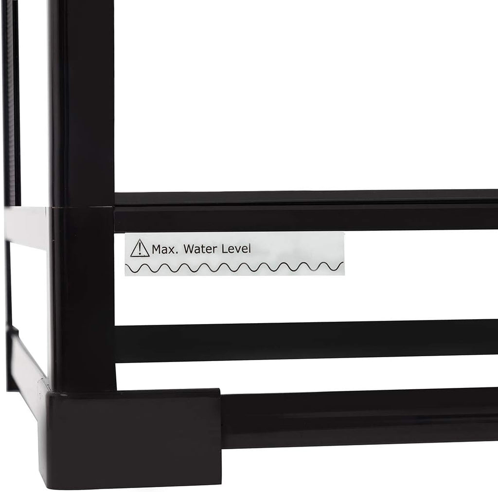 50 Gallon Reptile Glass Terrarium Tank Double Hinge Door with Screen Ventilation Large Reptile Terrarium 36" x 18" x