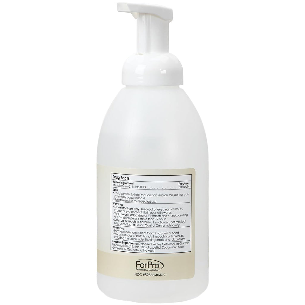 ForPro Foaming Instant Hand Sanitizer, 20oz, Fragrance Free