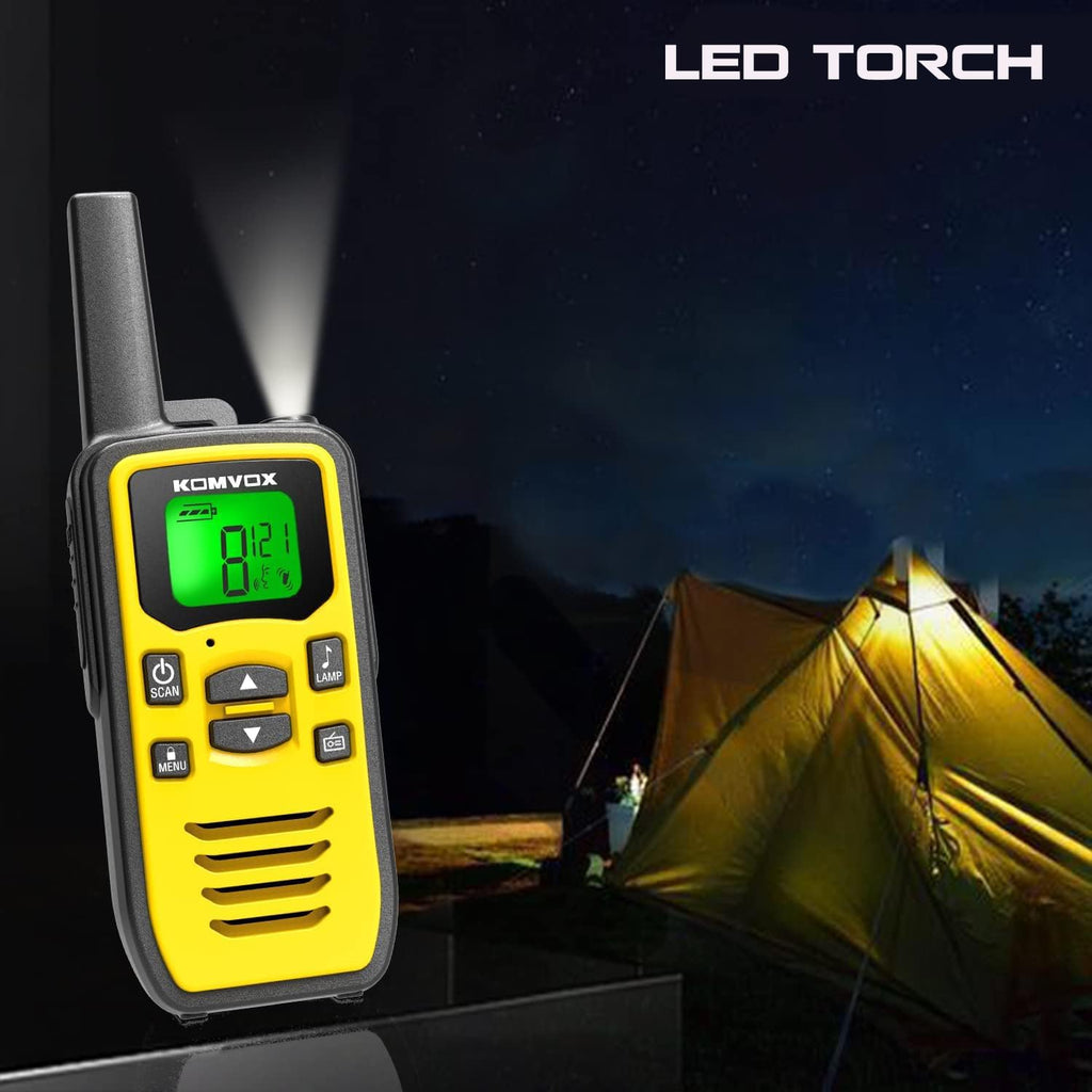 Rechargeable Walkie Talkies for Adults, Long Range Two Way Radios with NOAA Weather Alert, 36 Channels FRS/GMRS Radio