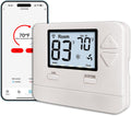 WiFi Thermostat 1 Heat/1 Cool for Home Conventional System | C-Wire Required, APP Remote Control, 7-Day or 0-Day