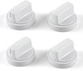 Update WB03X24952 191D8446 Stove Knobs Replacement for GE Stove Parts GE Range Parts JB625DK2WW JB645DK2WW White Plastic Burner Control Knobs Range Oven Cooktop Knobs White