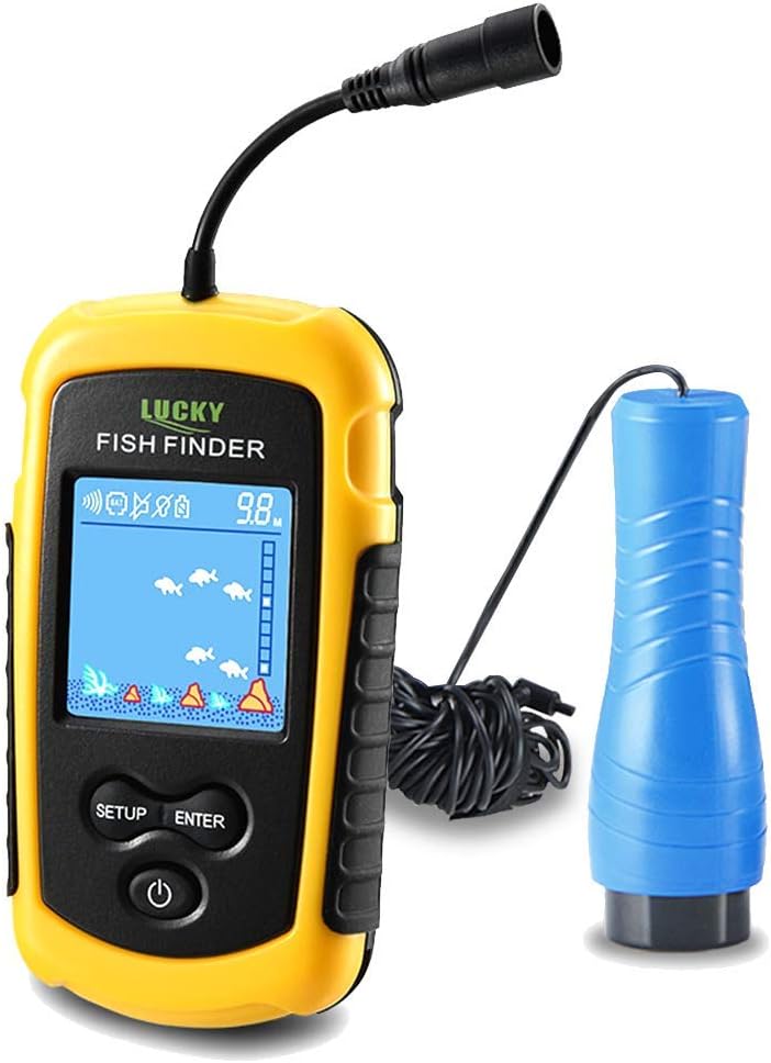 Small Portable Fish Finder Kayak Sonar Handheld Fish Finders Ice Fishing Castable Depth Finder Boat Fisherman Gifts