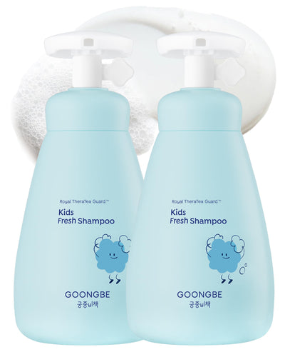 Kids' Fresh Shampoo - Korean Kids Scalp Purifying Shampoo - Gentle Deep Cleansing for Oily, Smelly Scalps - Low pH &