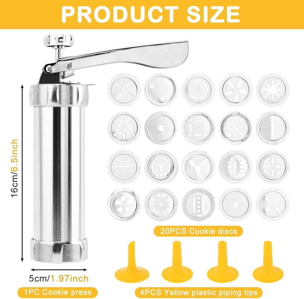 Stainless Steel Cookies Press Gun Manual Churro Maker Machine