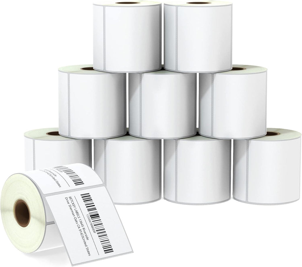 3" x 3" (76 mm x 76 mm) Square Thermal Labels, [10 Roll/5000 Label]