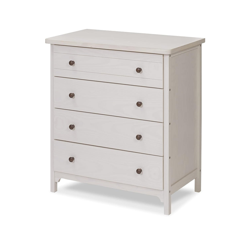 Furniture Farmhouse 3-Piece Nursery Set with 4-in-1 Convertible Crib, 4-Drawer Dresser, and Changing Table with