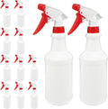 16 Oz Spray Bottle (12 Pack),Spray Bottles for Cleaning,Reusable Empty Refillable Solutions Plastic Bottle,Spray