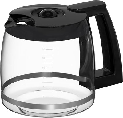 14-Cup Glass Carafe Replacement for Cuisinart Coffee Maker Models DCC-2200RC, DCC-2200, DCC-2600, DCC-2800, DCC-3200
