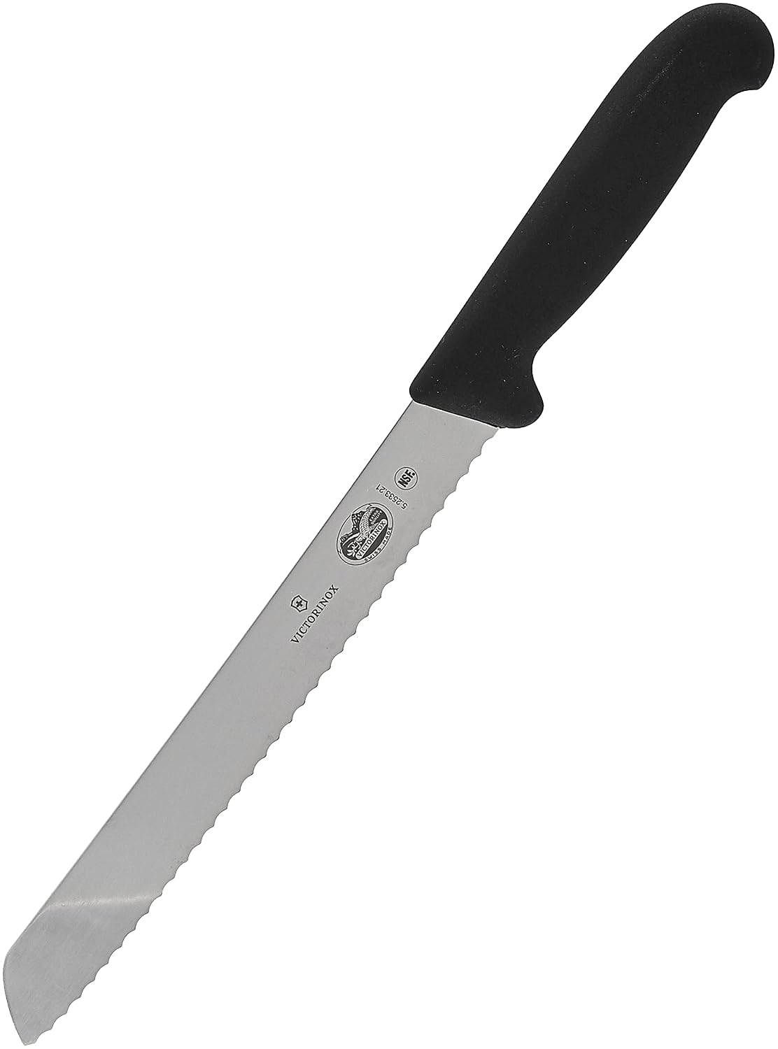 Swiss Army 8" Serrated Bread Knife with Fibrox Handle, 47549