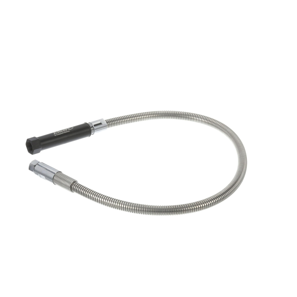 Encore Stainless Steel Pre Rinse Hose 44" with Grip, Retail Packaging