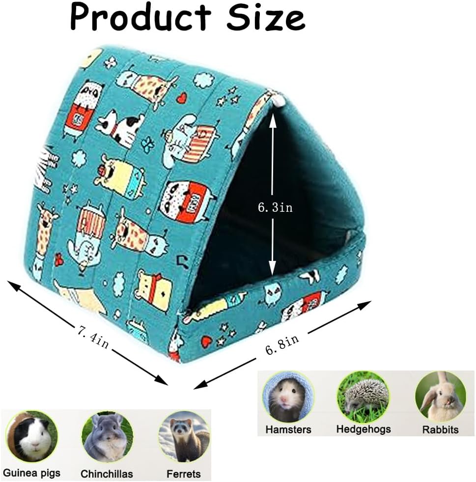 Guinea Pig Hideout Cozy Cotton Washable Tent for Small Animals