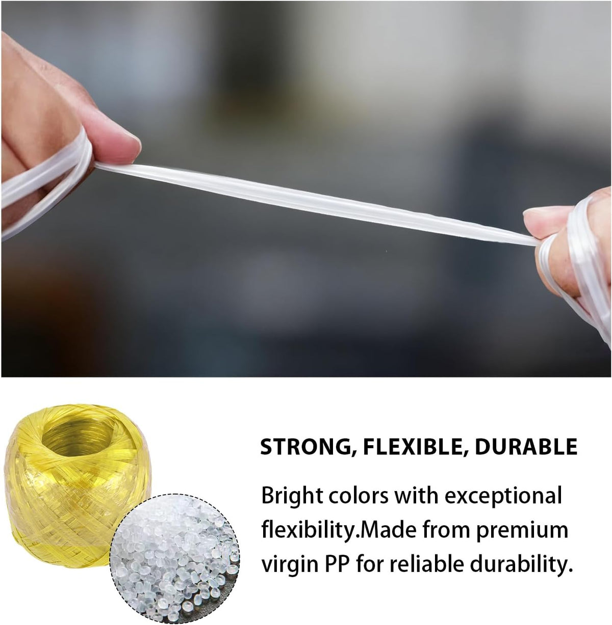 980 Feet Long Bundled Polyester Nylon Plastic Rope Twine,Polypropylene Twine for Household Gardening, Agricultural