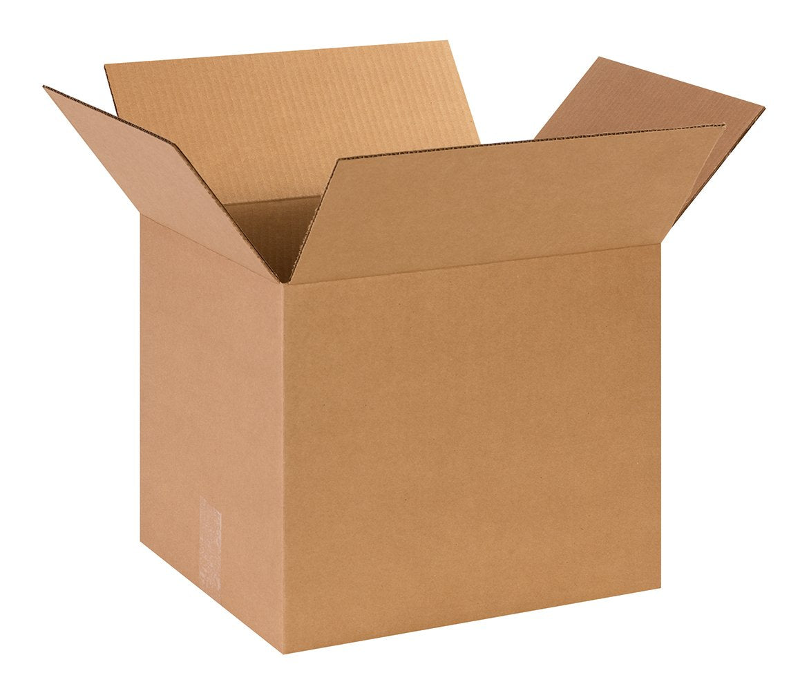 Shipping Boxes Medium 14"L x 12"W x 12"H 25-Pack - Corrugated Cardboard Box for Moving, Mailing, Packing, Packaging