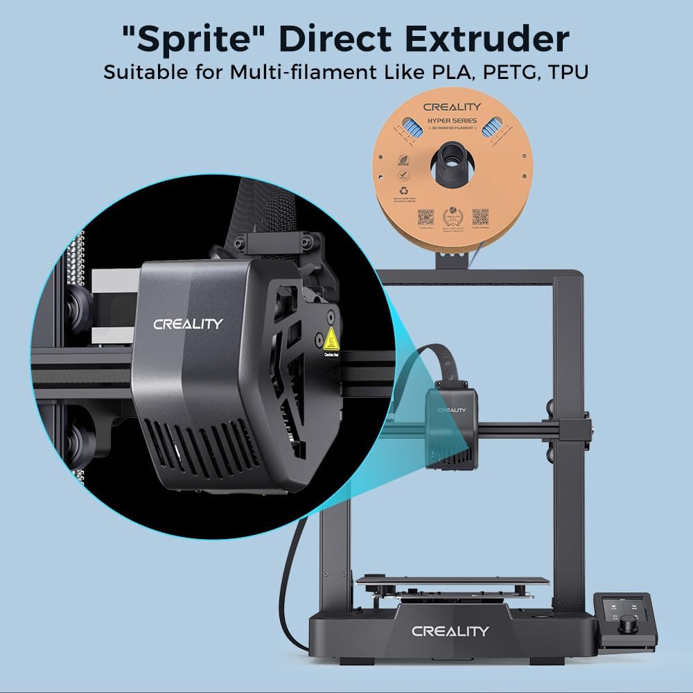Creality Ender 3 V3 SE 3D Printer with 250mm/s Printing Speed CR Touch | Auto Leveling DIY Printers Sprite Direct