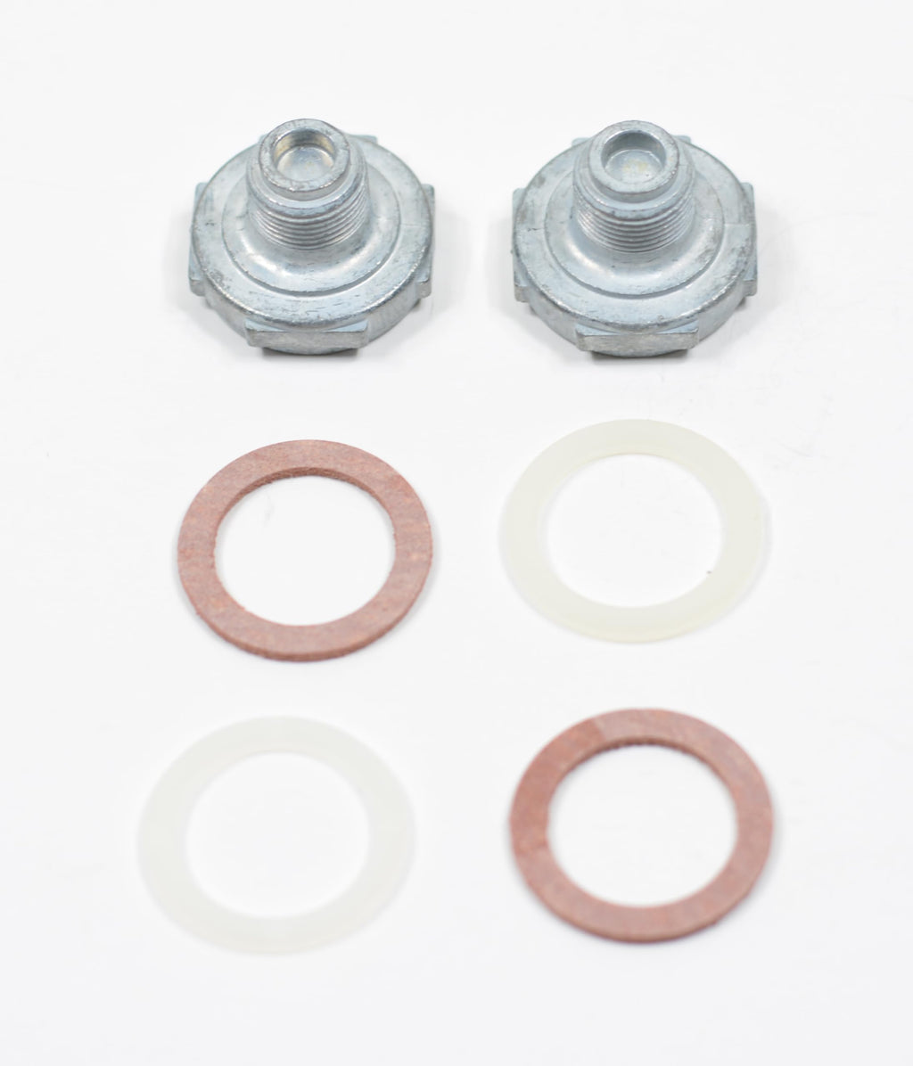 (2 Pack) Carburetor Power Valve Block Off Plug & Reusable Gaskets 4150 Replaces for Holley