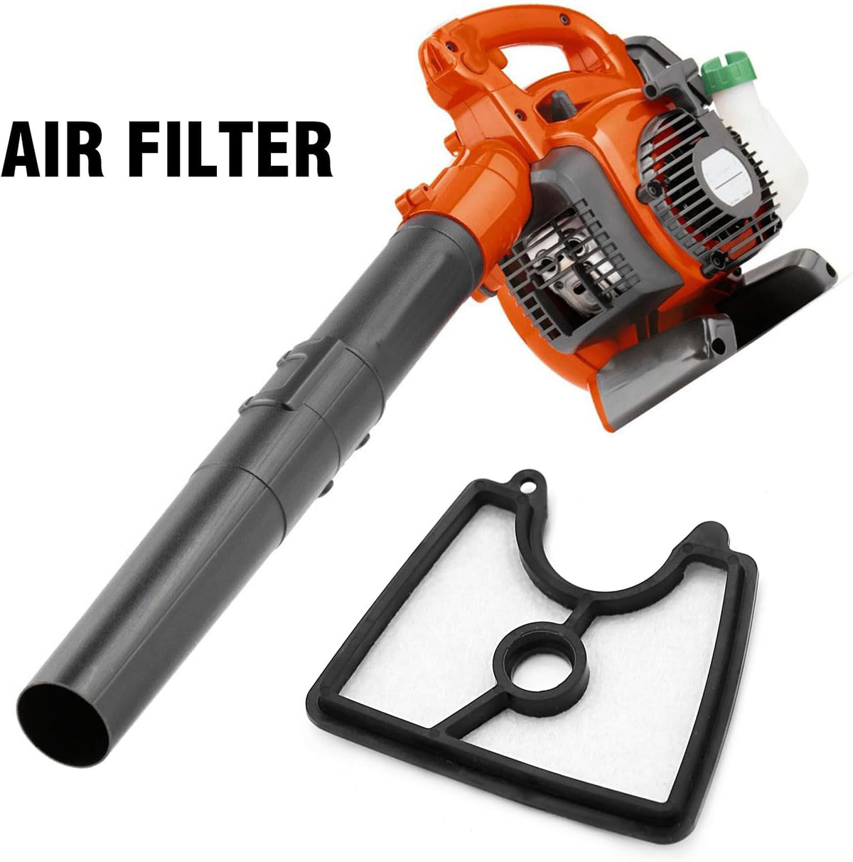 4pcs 545112101 Air Filter Replacement for Husqvarna Craftsman 125B 125BV 125BX 125BVX Leaf Blower Replacement for Jonsered B2126 BV2126 Blower
