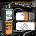 Manometer, Dual-Port Digital Manometer HVAC, Gas Pressure Tester