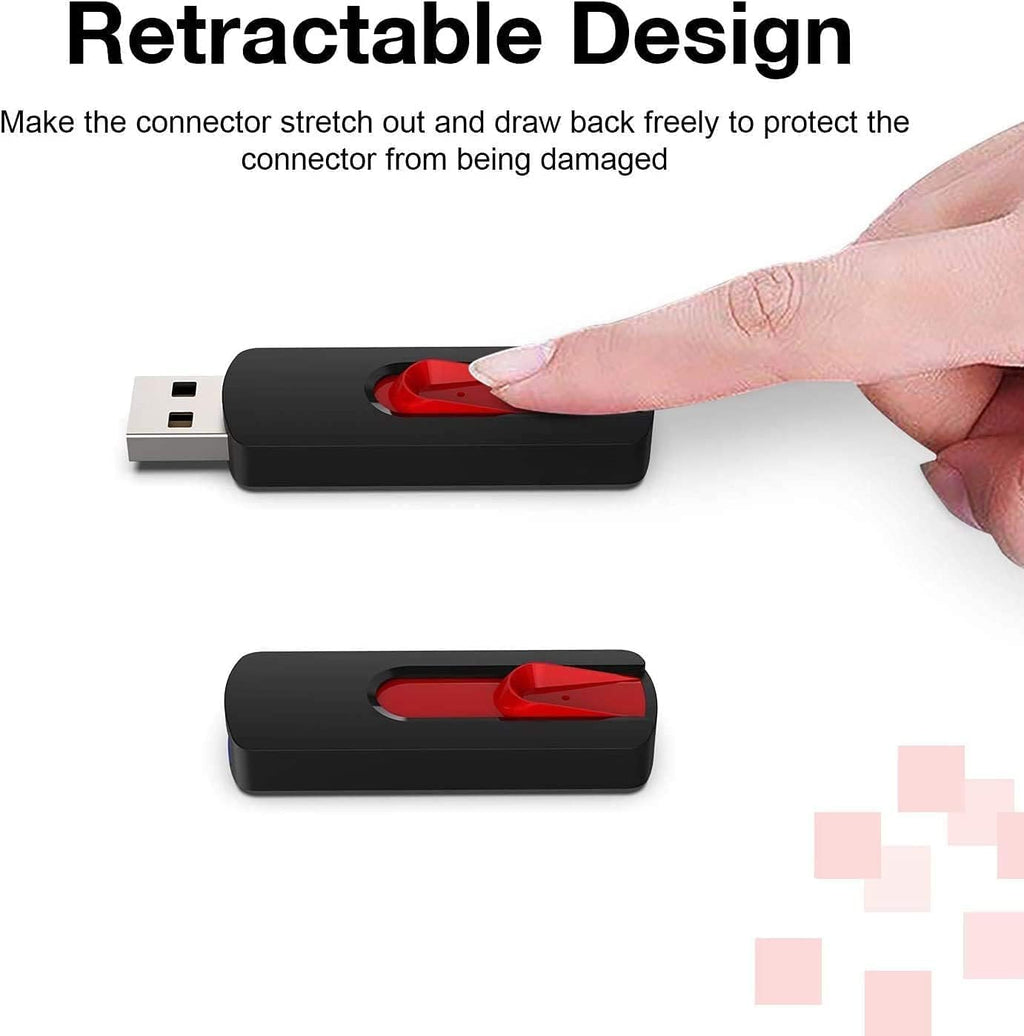 5 Pack 64GB USB Flash Drive, USB 2.0 Memory Stick Thumb Drives Jump Drive Pen Drive for PC Laptop Computer - 64G