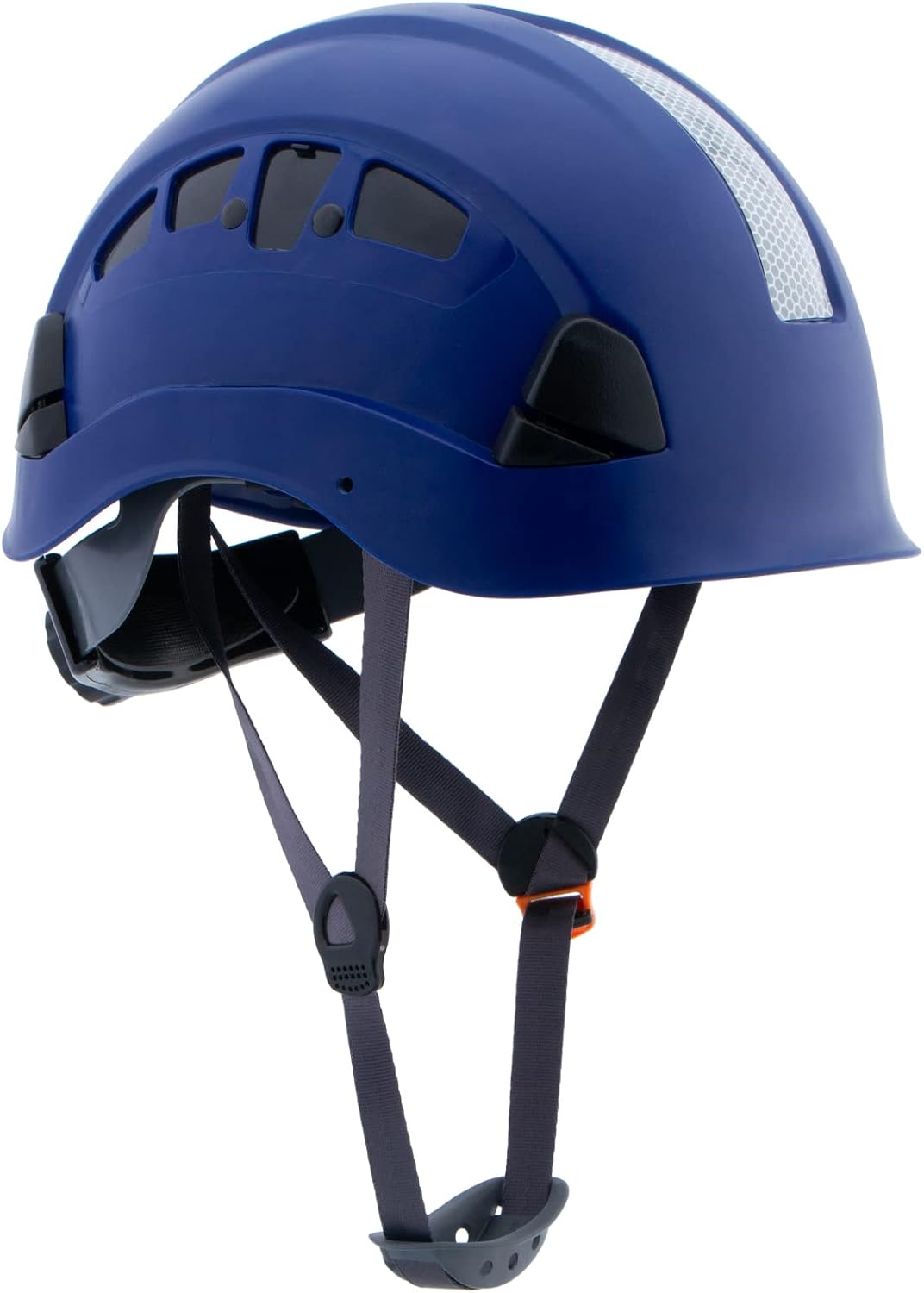 Hard Hats Construction Safety Helmet ANSI Z89.1 Approved OSHA Hardhat Vented Men Worker Blue Hard Hat with Chin Strap