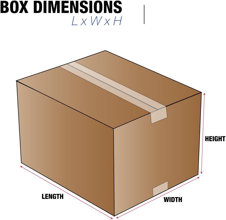 Dish Pack Shipping Boxes, 24x18x24" 10-Pk for Moving