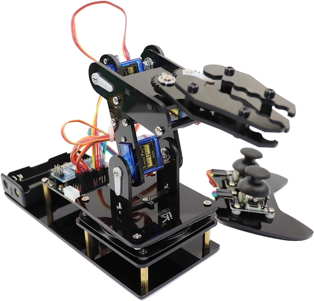 Robot Arm for Arduino, Smart Robot Building Kit That can Memorize and Repeat Movements for Beginners/Teens/Adults to