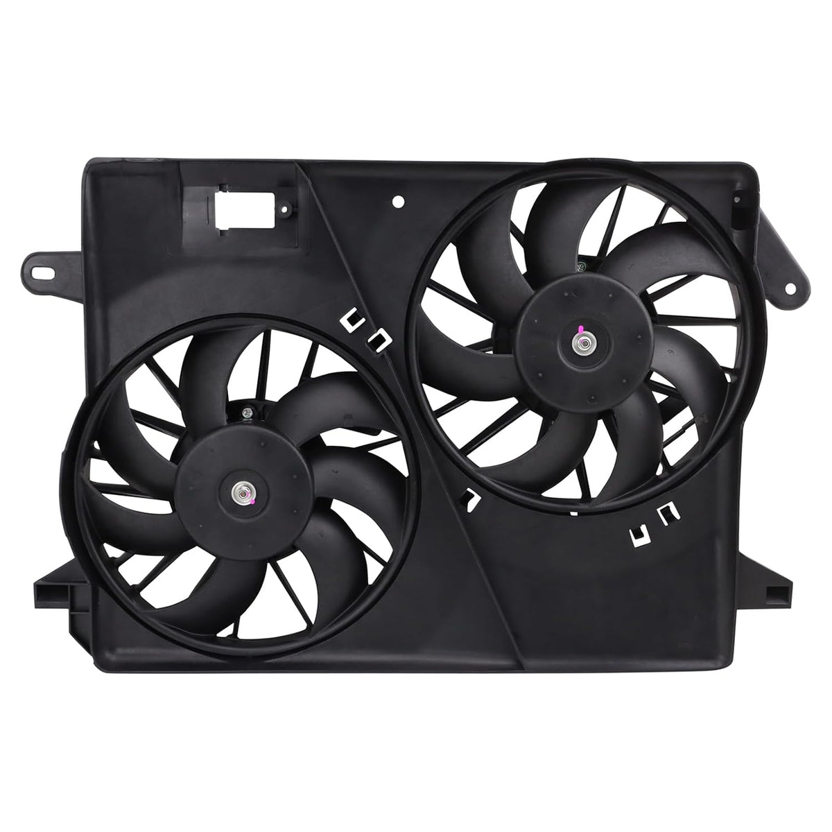 TRQ Dual Radiator & Condenser Fan Assembly