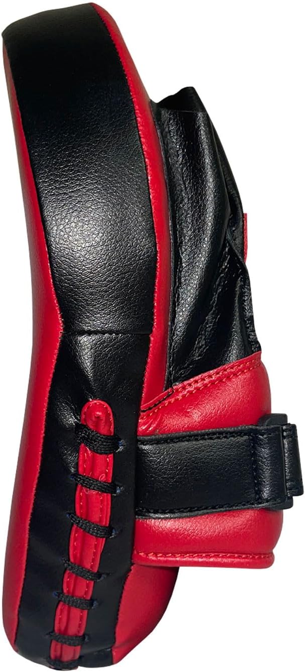 Curved Punch Mitts: Ergonomic Boxing Pads for Precision Training | Lightweight 10.5-inch synthetic leather coach