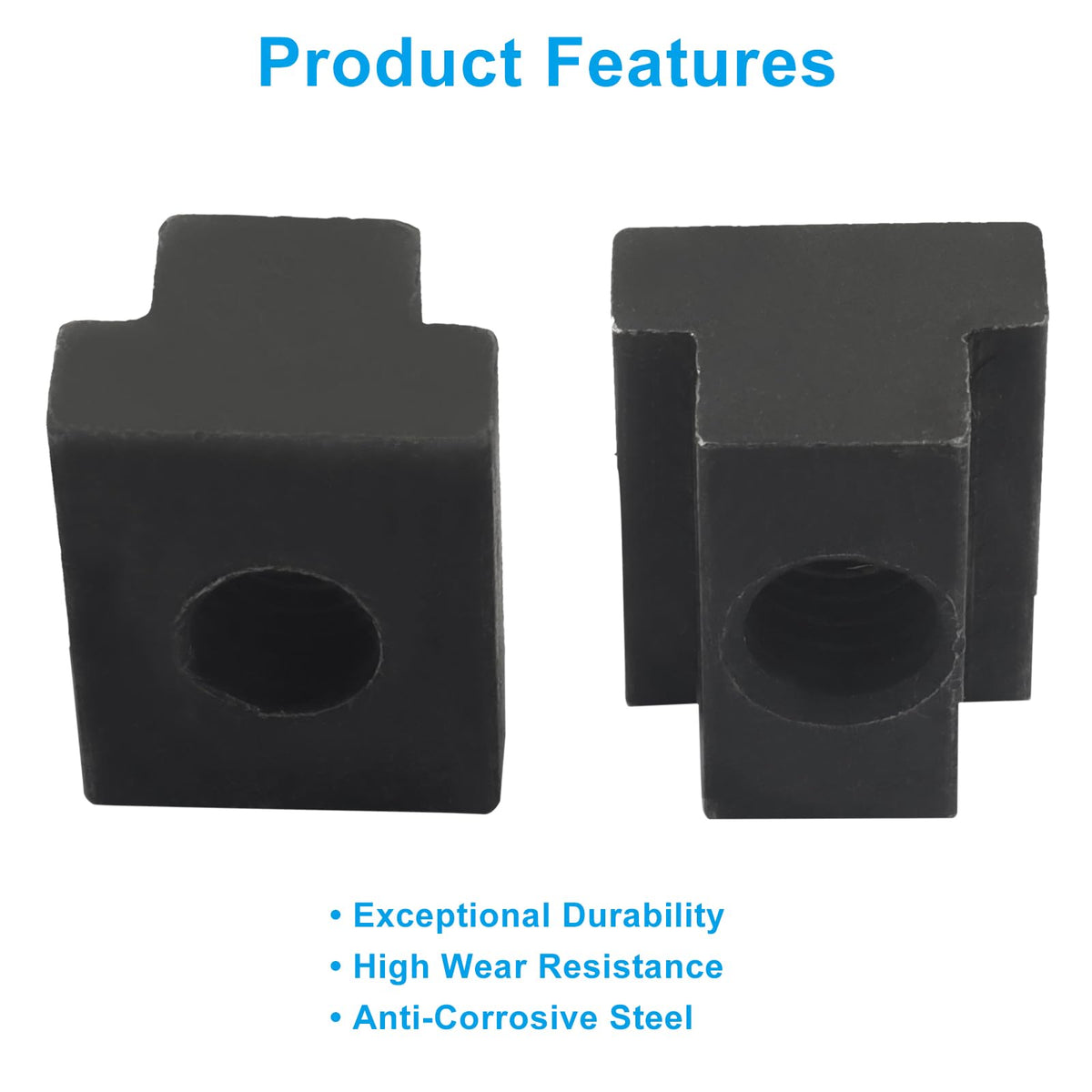 Bivethoi M8 T-Slot Nut, 12 Pack