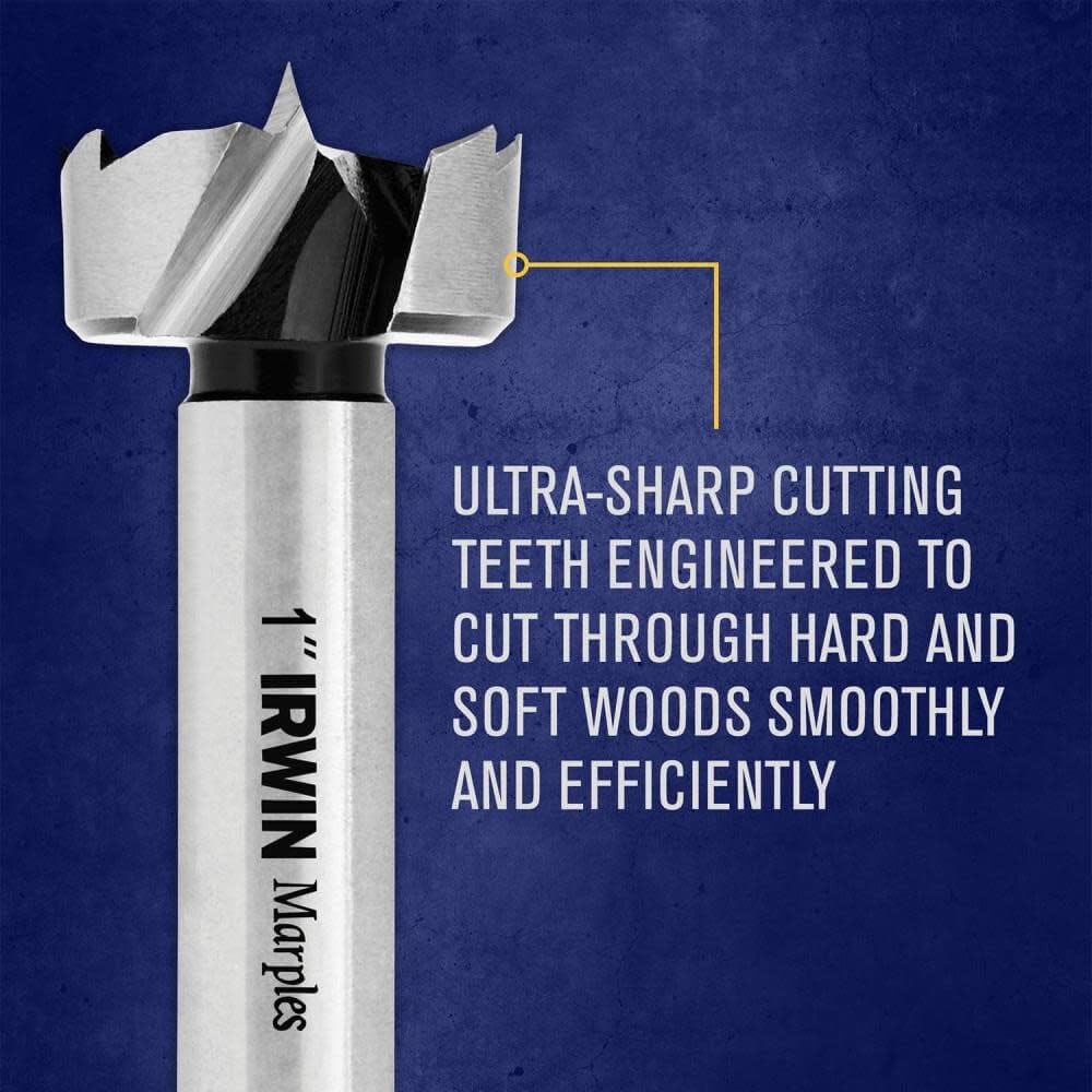 Marples Forstner Bit Set, Wood Drill Bits, Made of Carbon Steel, Ideal for Fine Woodworking, Cabinet-Making and More