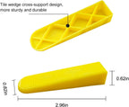 Tile Leveling Wedges 1260 pieces Reusable Tile Leveler System for 1/8" 1/12" 1/16" 1/32"tile Spacers, Tile Leveler