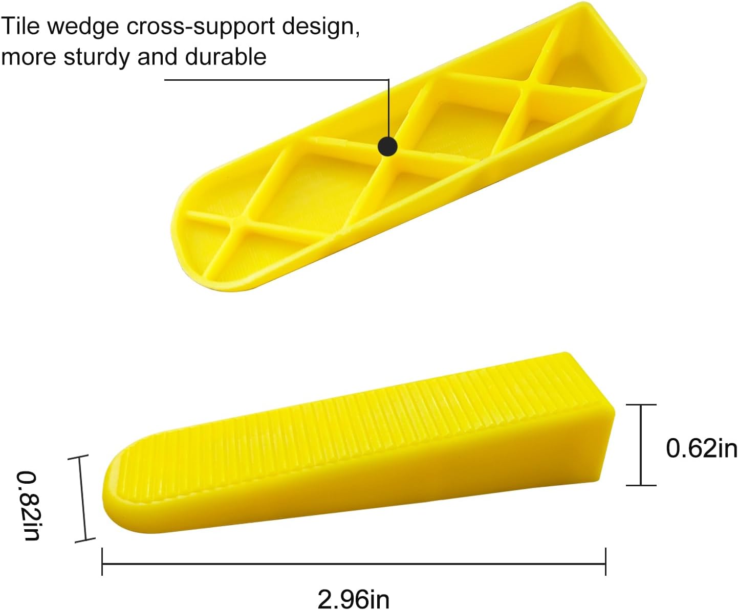 Tile Leveling Wedges 1260 pieces Reusable Tile Leveler System for 1/8" 1/12" 1/16" 1/32"tile Spacers, Tile Leveler