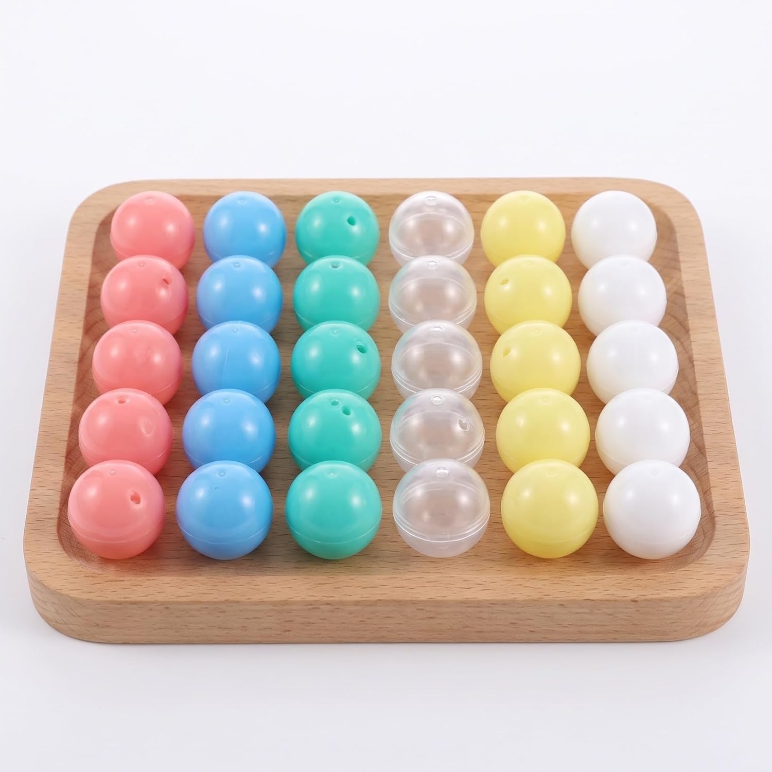 30pcs 25mm Mini Display Capsules: Gumball Machine Capsules for Raffle Tickets, Small Component Storage, Craft Charms