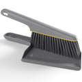 Small Broom and Dustpan Set, Hand Mini Dust-Pan and Brush,1 Pcs Gray