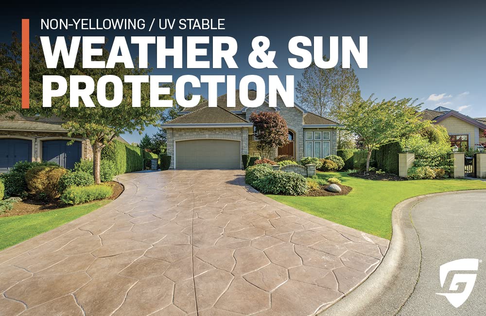 Cryli-Tek 5505-5 Gallons Solvent Based Acrylic High Gloss Wet Look Water Repellent, Concrete Sealer and Paver Sealer