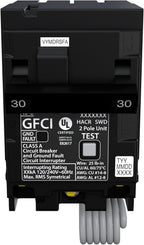SIEMENS Q230GFN 30 Amp 2-Pole Ground Fault Circuit Breaker (GFCI) Plug-On Neutral Circuit Breaker