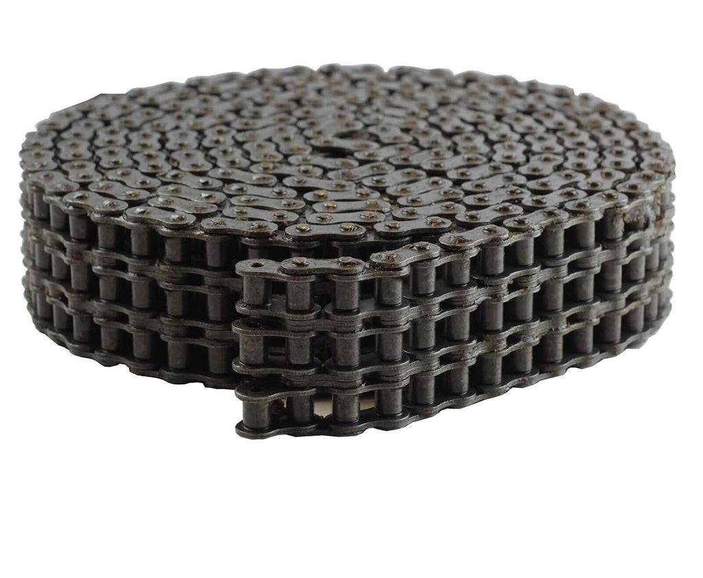 Jeremywell 80-3 Triple Strand Roller Chain 10 Feet with 1 Connecting Link