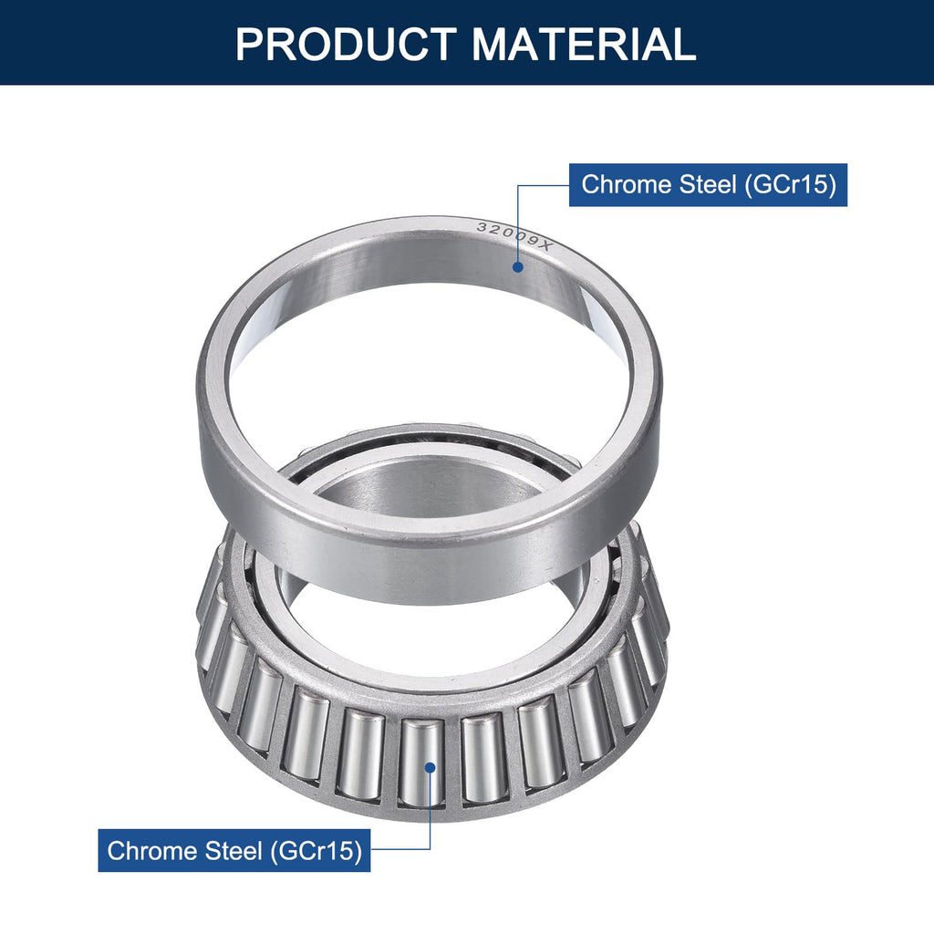 HIPicco 32009 Tapered Roller Bearing Cone and Cup Set