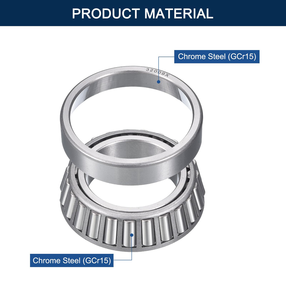 HIPicco 32009 Tapered Roller Bearing Cone and Cup Set