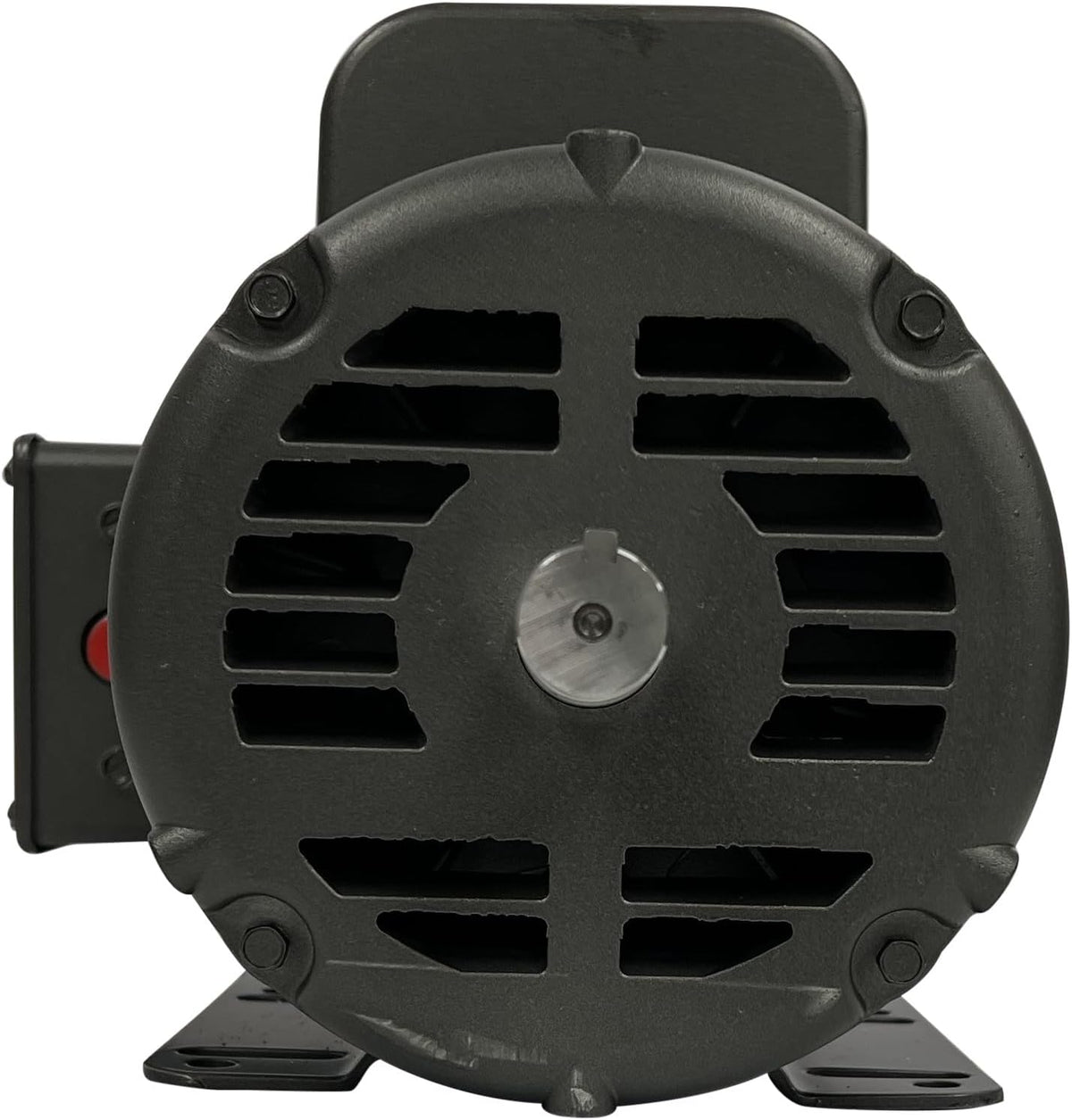 BALDOR 5HP AIR COMPRESSOR ELECTRIC MOTOR, 56HZ FRAME, 3450RPM, 208/230V, SINGLE-PHASE, 7/8" SHAFT, 1.15 SERVICE FACTOR MADE IN USA