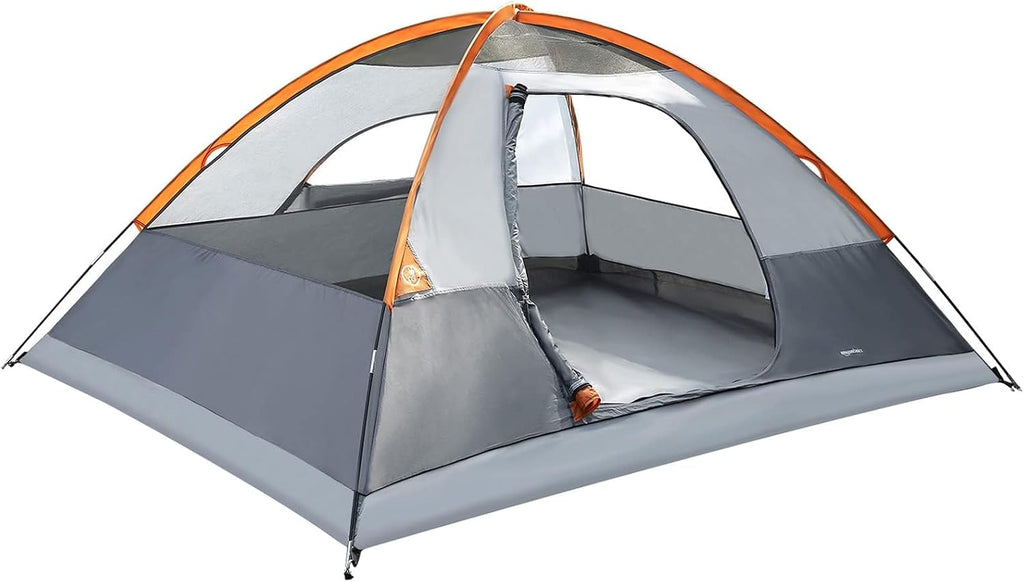 Camping Tent, 3-Season Dome Design with Rainfly