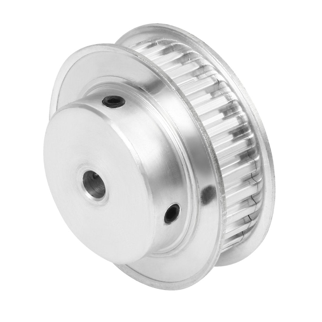 uxcell Aluminum XL 30 Teeth 6.35mm Bore Timing Belt Idler Pulley Flange Synchronous Wheel for 10mm Belt 3D Printer CNC