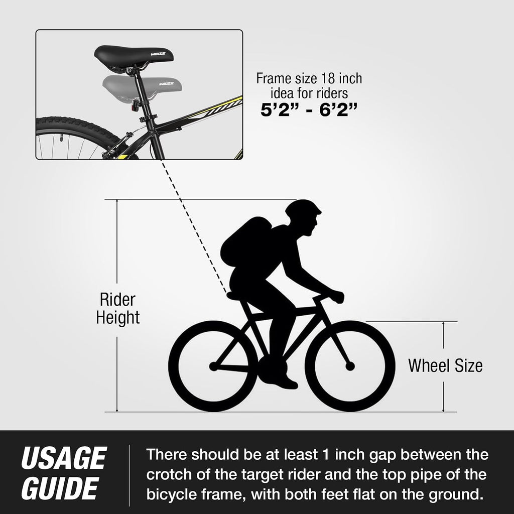 Hardtail Mountain Bike,29 Inch Wheels Outdoor Cycling Bike, 21-Speed Trigger Shifter, Aluminum Frame for Men and